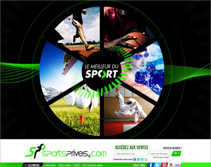 SPORTS PRIVES | Site web